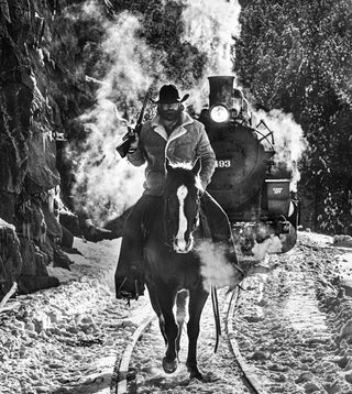 David Yarrow, Red Dead, 2023 contemporary Print by the British Artist.