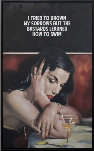 The Connor Brothers, I Tried to Drown My Sorrows, 2020 contemporary Painting by the British Artist.
