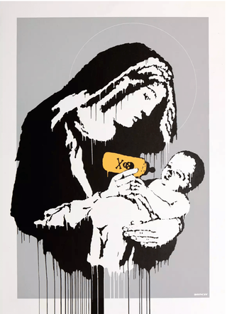 Banksy, Toxic Mary, 2004 contemporary Print by the British Artist.