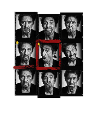 Andy Gotts, Al Pacino Contact Sheet, 2008 contemporary Print by the British Artist.
