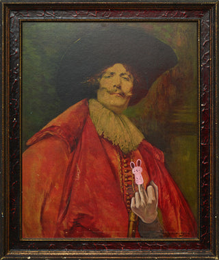 Mr. Brainwash, Fuck Off, 2018 contemporary Painting by the French Artist.