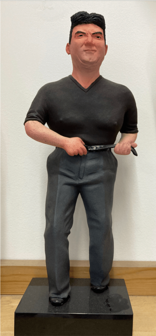 Wilfrid Wood, Simon Cowell, 2024 contemporary Sculpture by the British Artist.