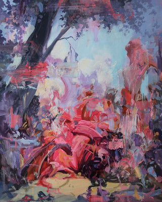 Dairo Vargas, Becoming, 2025 contemporary Painting by the Colombian Artist.