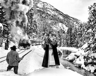David Yarrow, Cara and the Robbers, 2023 contemporary Print by the British Artist.