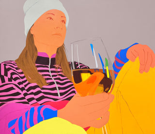 Moritz Moll, Spritz, 2024 contemporary Painting by the German Artist.