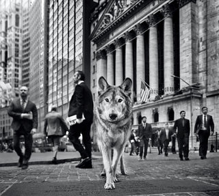 David Yarrow, Wall Street, 2023 contemporary Print by the British Artist.
