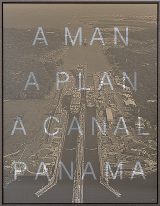 Massimo Agostinelli, A Man A Plan A Canal Panama, 2014 contemporary Sculpture by the Italian Artist.