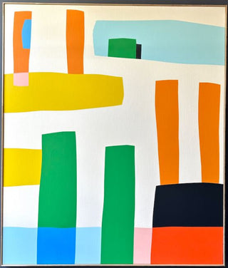 François Bonnel, The Sailors Tales, 2020 contemporary Painting by the French Artist.
