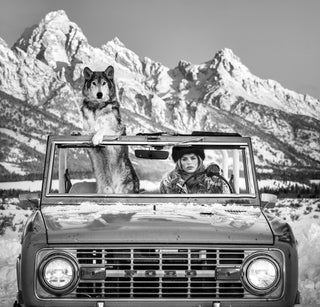 David Yarrow, The Tetons, 2025 contemporary Print by the British Artist.