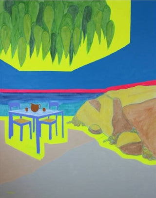 Duncan Robert McCormick, Water Jug & Cups, 2023 contemporary Painting by the British Artist.