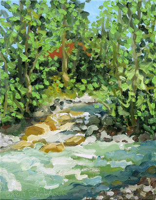 Brent Estabrook, Turbachbach, 2024 contemporary Painting by the American Artist.