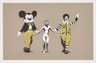 Banksy, Napalm (Unsigned), 2004 contemporary Print by the British Artist.