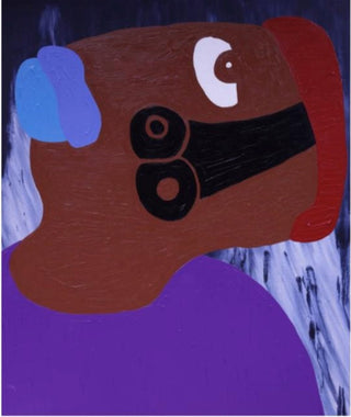 Isshaq Ismail, Mood 3, 2019 contemporary Painting by the Ghanaian Artist.