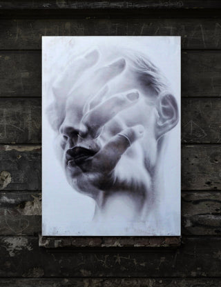 Igor Dobrowolski, Fragile Mirror, 2019 contemporary Painting by the Polish Artist.