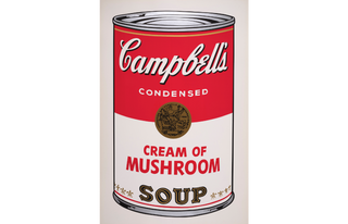 Andy Warhol, Campbell’s Soup Can: Cream of Mushroom Soup, 1968 contemporary Print by the American Artist.