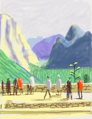 David Hockney, Untitled No. 15 from "The Yosemite Suite", 2010 contemporary Print by the British Artist.