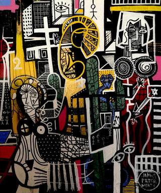 James Peter Henry, Seven Deadly Sins, 2016 contemporary Painting by the Australian Artist.
