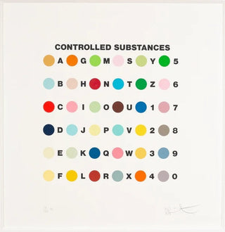 Damien Hirst, Controlled Substances, 2011 contemporary Print by the British Artist.
