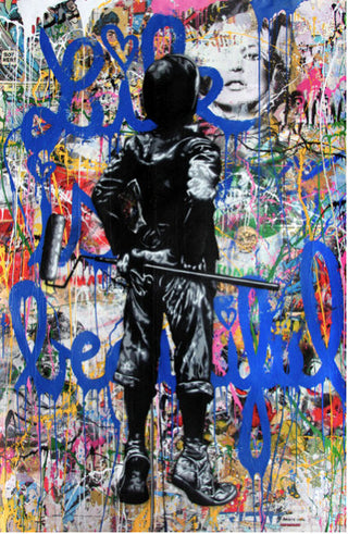 Mr Brainwash, Untitled, 2025 contemporary Works on Paper by the French Artist.