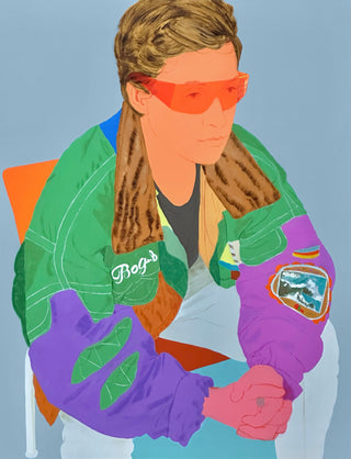 Moritz Moll, Aspen, 2025 contemporary Painting by the German Artist.