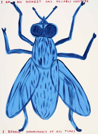 David Shrigley, I am an Honest and Reliable Creature, 2020 contemporary Works on Paper by the British Artist.