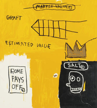 Jean-Michel Basquiat, Rome Pays Off, 2004 contemporary Print by the American Artist.