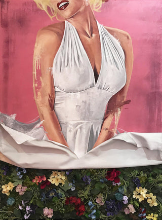 Sage Barnes, Marilyn, 2016 contemporary Painting by the American Artist.