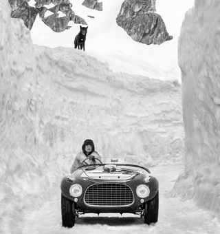 David Yarrow, Rear View Mirror, 2024 contemporary Print by the British Artist.