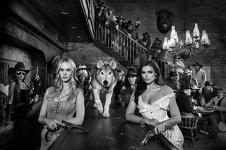 David Yarrow, Buffalo Joe's, 2023 contemporary Print by the British Artist.
