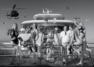 David Yarrow, Get The Fxxx Off My Boat, 2021 contemporary Print by the British Artist.