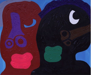 Isshaq Ismail, Ambivalent 3, 2019 contemporary Painting by the Ghanaian Artist.