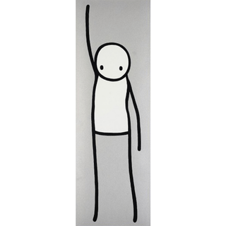 Stik, Liberty (Silver), 2013 contemporary Print by the British Artist.