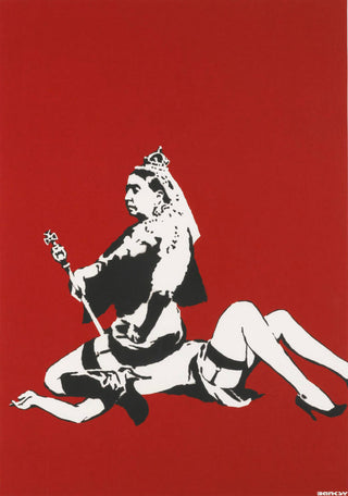 Banksy, Queen Victoria (Unsigned), 2003 contemporary Print by the British Artist.
