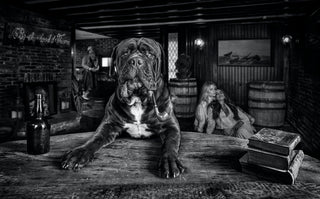 David Yarrow, The Dogfather, 2022 contemporary Print by the British Artist.