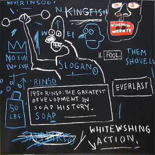 Jean-Michel Basquiat, Rinso, 1982/2001 contemporary Print by the American Artist.