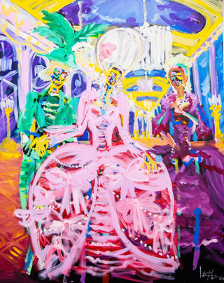 Bradley Theodore, Marie Antoinette, 2020 contemporary Painting by the Caribbean Artist.
