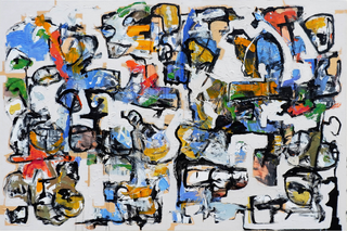 Fika Leon, Untitled, 2015 contemporary Painting by the Indonesian Artist.