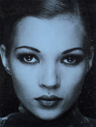 Russell Young, Kate Moss Supreme - Foxy Blue, 1978 contemporary Print by the British Artist.