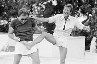Terry O'Neill, Peter Sellers and Roger Moore, Beverly Hills, 1970s contemporary Works on Paper by the British Artist.