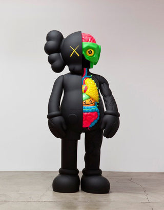 KAWS, Four Foot Dissected Companion (Black), 2007 contemporary Sculpture by the American Artist.