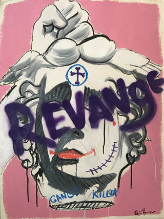 Bradley Theodore, Revange, 2016 contemporary Print by the Caribbean Artist.