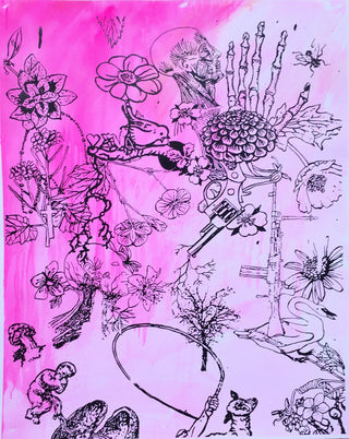 Dan Baldwin, Full Moon #8, 2021 contemporary Print by the British Artist.