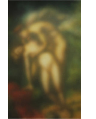 Miaz Brothers, The Approaching Flame, 2021 contemporary Painting by the Italian Artist.