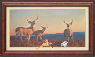 Mr Brainwash, Oh Deer Bambi, 2018 contemporary Painting by the French Artist.