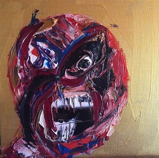 Lincoln Townley, Mr Money Maker No.1, 2016 contemporary Painting by the British Artist.