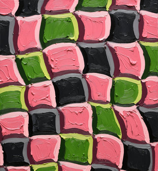 Brent Estabrook, Love Triangle, 2022 contemporary Painting by the American Artist.