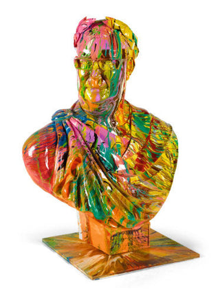 Damien Hirst, Bust of Frank, 2007-2010 contemporary Painting by the British Artist.