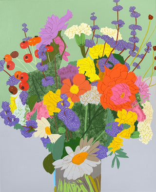 Moritz Moll, Autumn Bouquet, 2024 contemporary Painting by the German Artist.