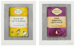 Fuck Art Let’s Dance & Fuck Dancing Let's Fuck (Diptych)