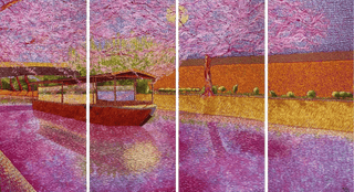 Cherry Rain on the Fushimi River